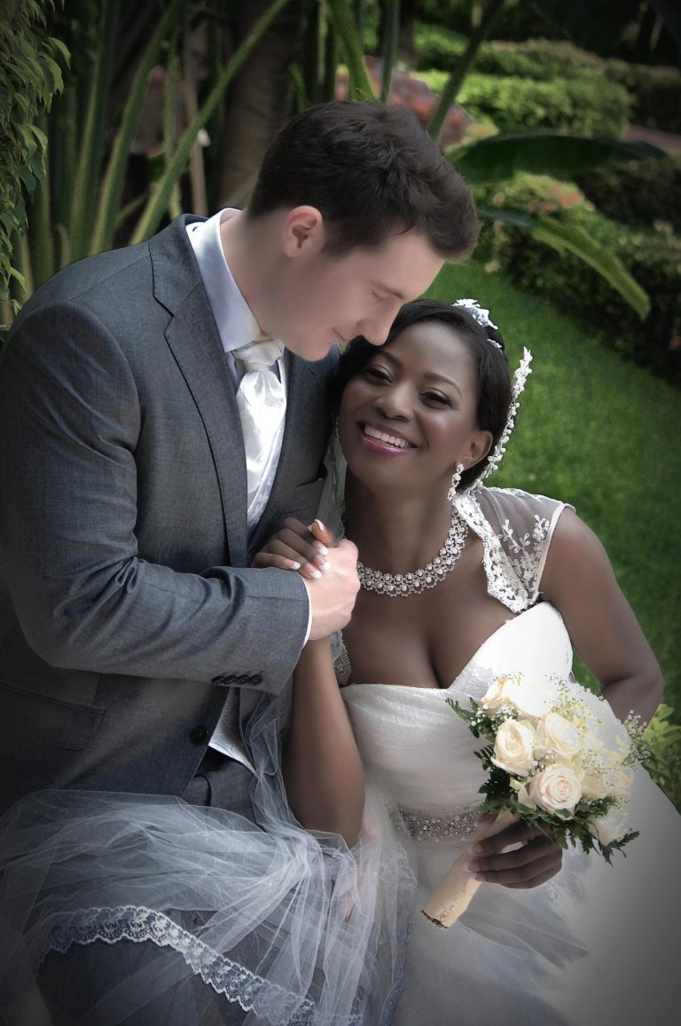 The bride and groom wedding portrait Photography