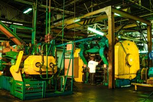 Factory of machine shot for industrial photography. Photography shot by C&G Photographers