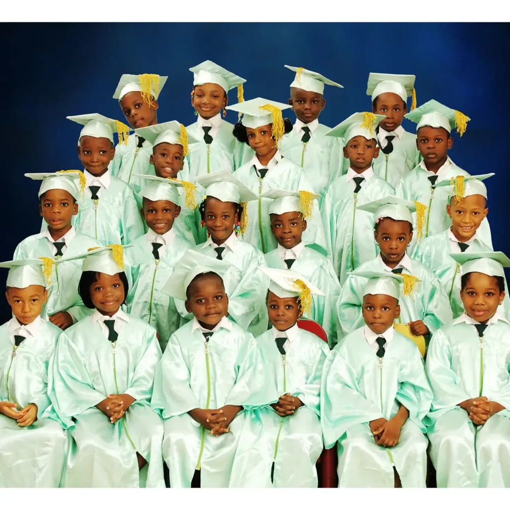 Creative class group graduation school photography in Lagos Nigeria by C&G Photographers