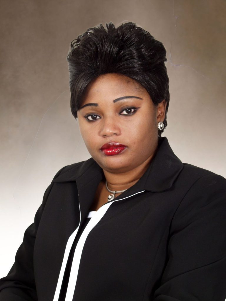 Professional portrait of a business woman in formal attire, corporate photography