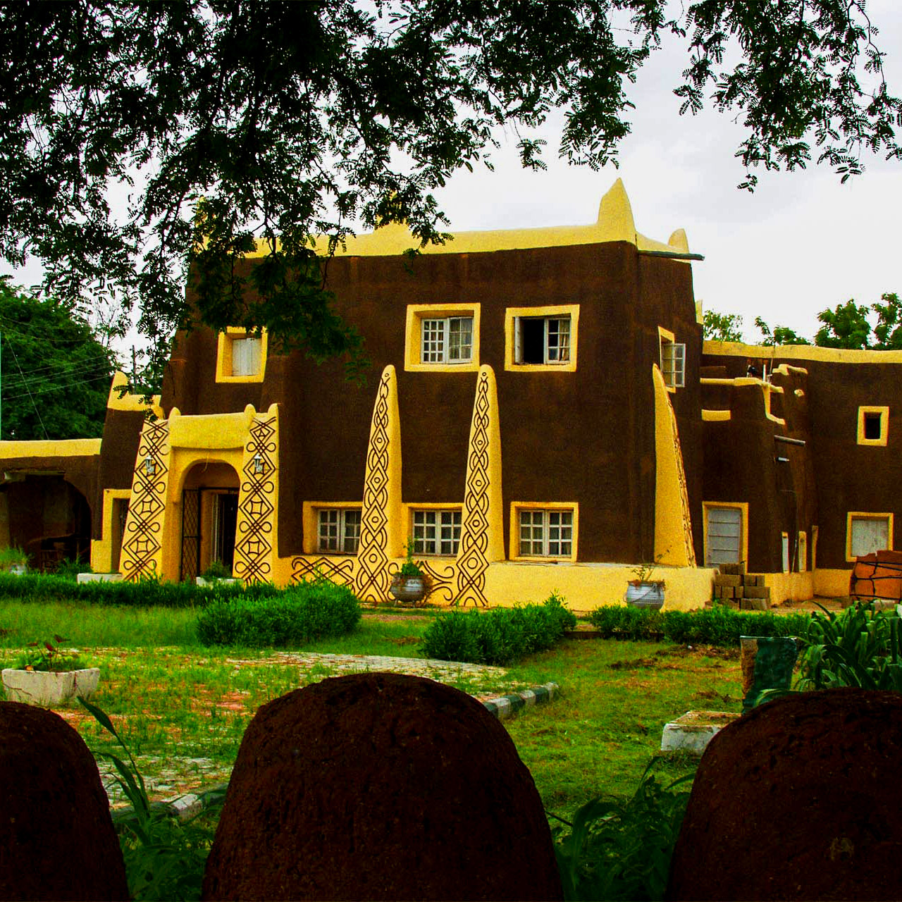 Architectural cultural documentary photography of Sir Lord Laggard house in Nigeria